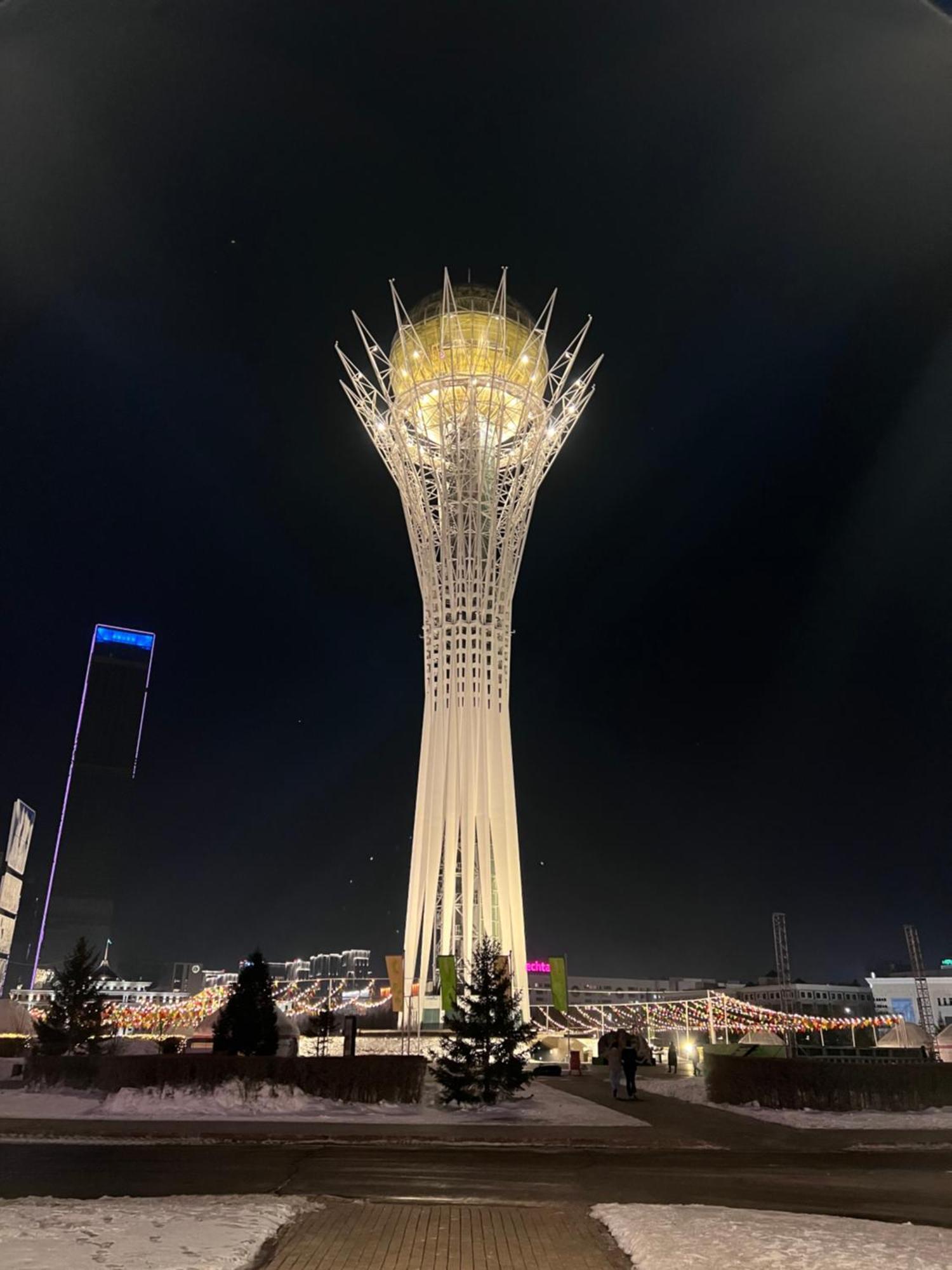 7 Очень Теплая Возле Байтерека Квартира Для 1-4 Человек Astana Luaran gambar
